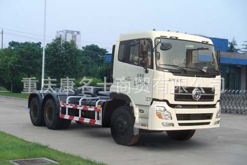 青特QDT5250ZXXE车厢可卸式垃圾车ISC8.3-292东风康明斯发动机