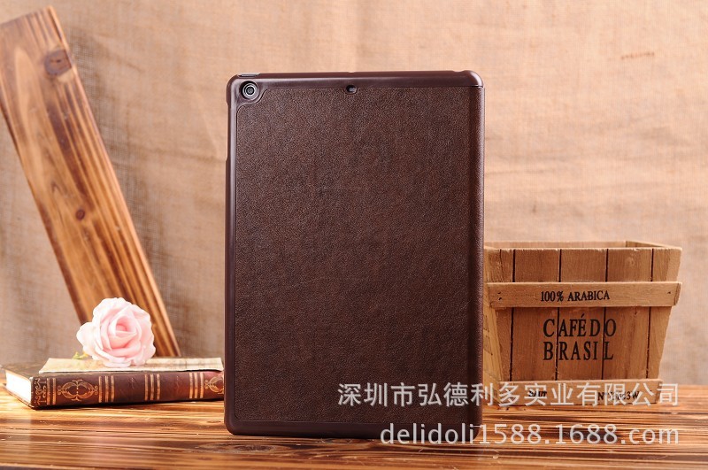 ipad air 皮套 ipad53折4折雙面貼皮