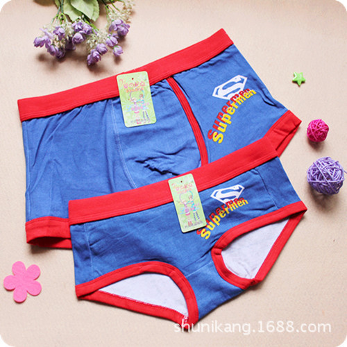 【全棉高弹力<em>情侣内裤</em>迪斯尼卡通<em>纯棉</em>新款<em>内裤</em>