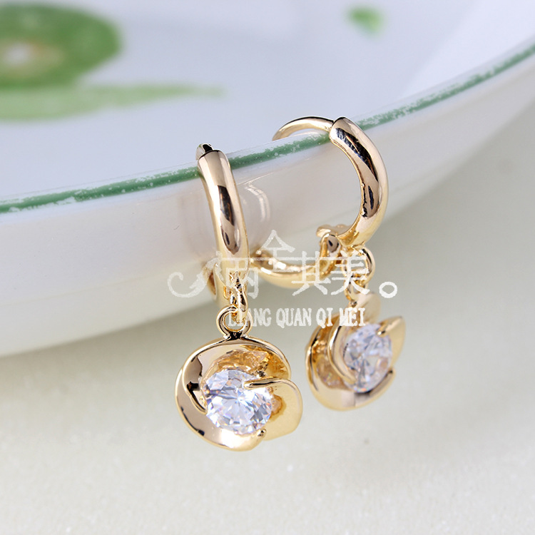 外贸原单饰品 时尚包包奥地利水晶出口外贸耳