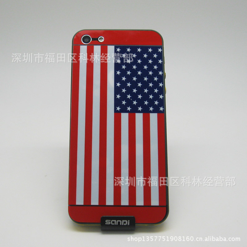手机保护膜-独家供应 苹果iphone5G 美国国旗