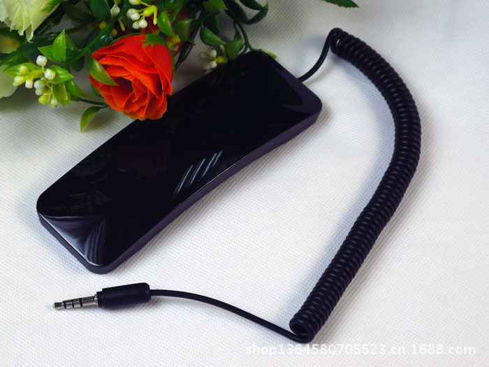苹果iphone4 4s 防辐射电话筒 座机音响 复古电