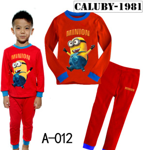 童家居服-小黄人MINIONS儿童家居服批发外贸童睡