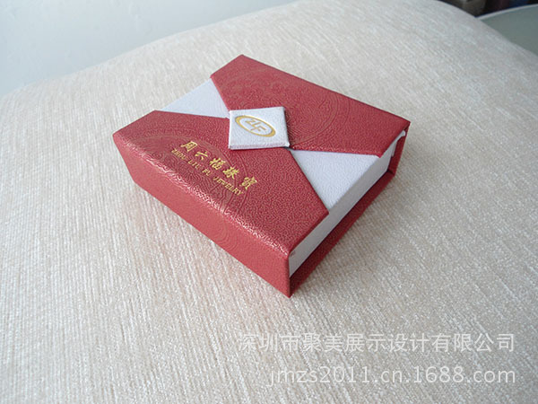 周六福珠宝首饰盒 聚美展示首饰包装盒高级定制礼品盒批发饰品盒
