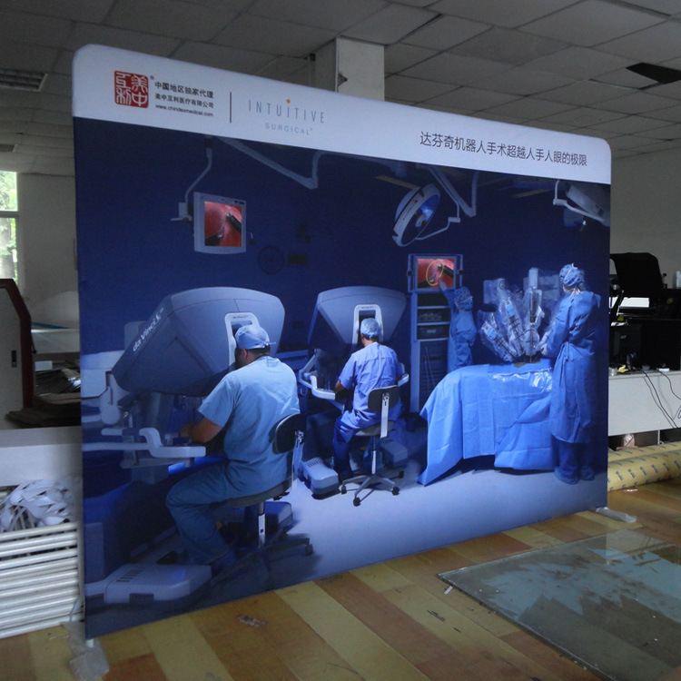 其他字体、展览器材-快幕秀K型屏快幕秀展台扁平化v字体广告图片