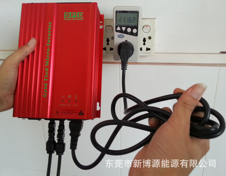 【家用太阳能发电光伏微型并网逆变器300W】