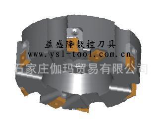 立装可转位平面粗精复合铣刀90度6JKK图