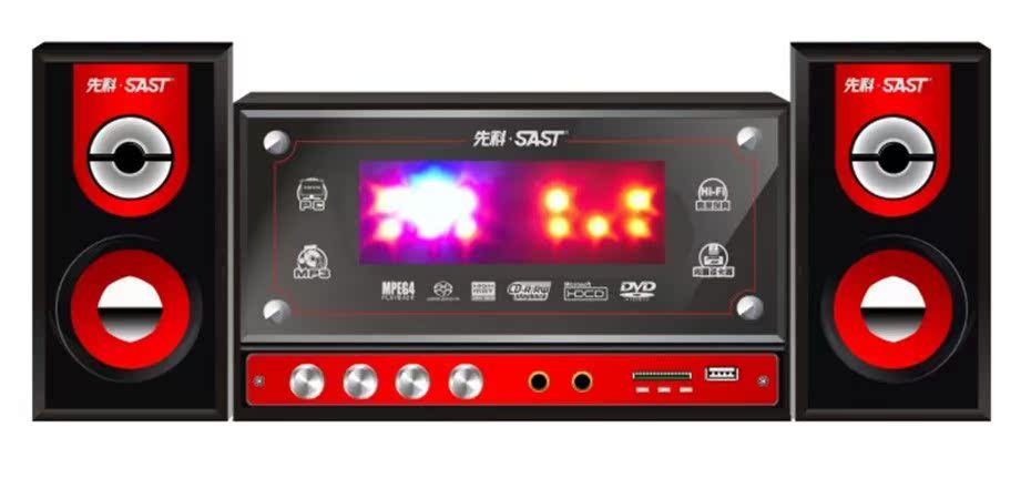 【2.1多媒体有源音响,先科ST-325】价格,厂家