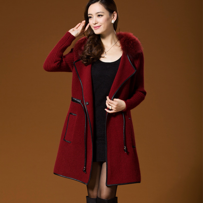 采购女式风衣、大衣-高端定制韩版新款<em>毛衣貂</em>