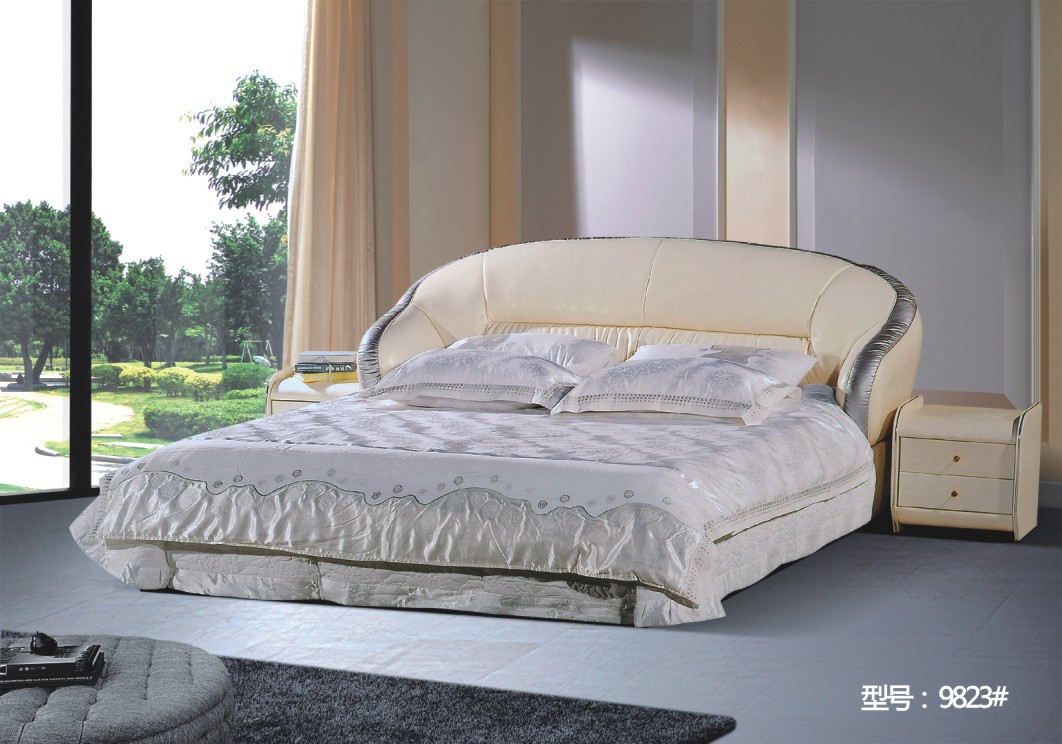 供应床及床垫 批发优质双人床 皮质床 大床 家用