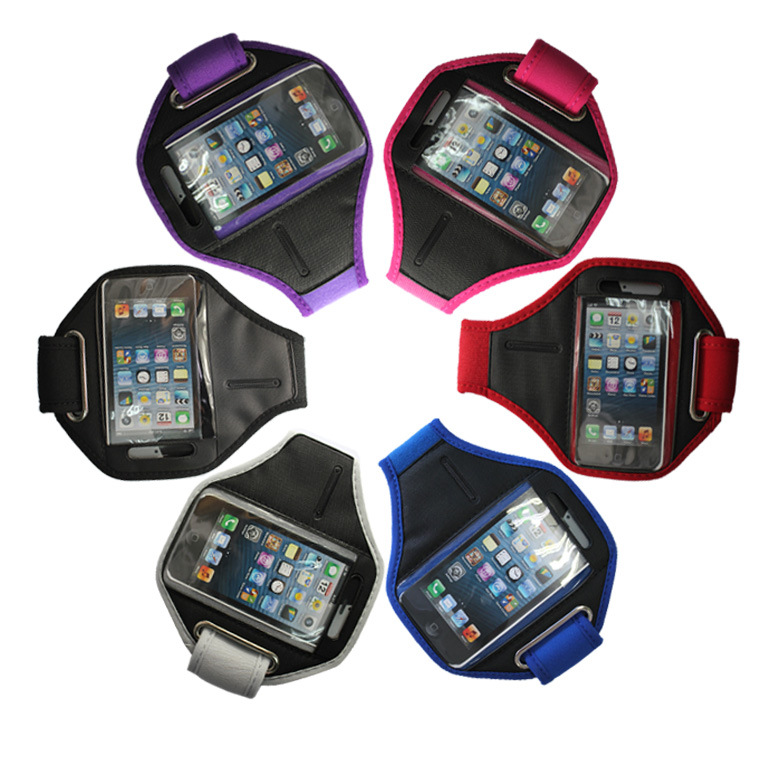 单孔臂带手机包