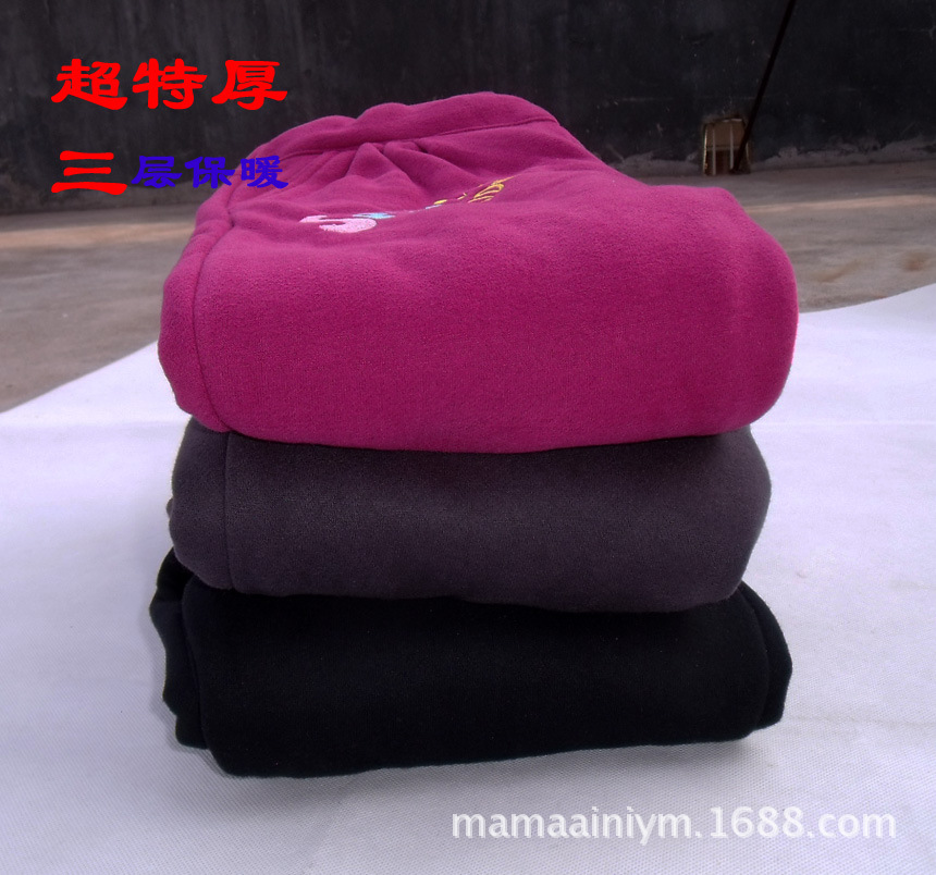 超特厚女褲疊圖