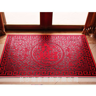 厂家生产 高质量地毯系列 硅胶地垫除尘脚垫大门地毯 吉祥系列