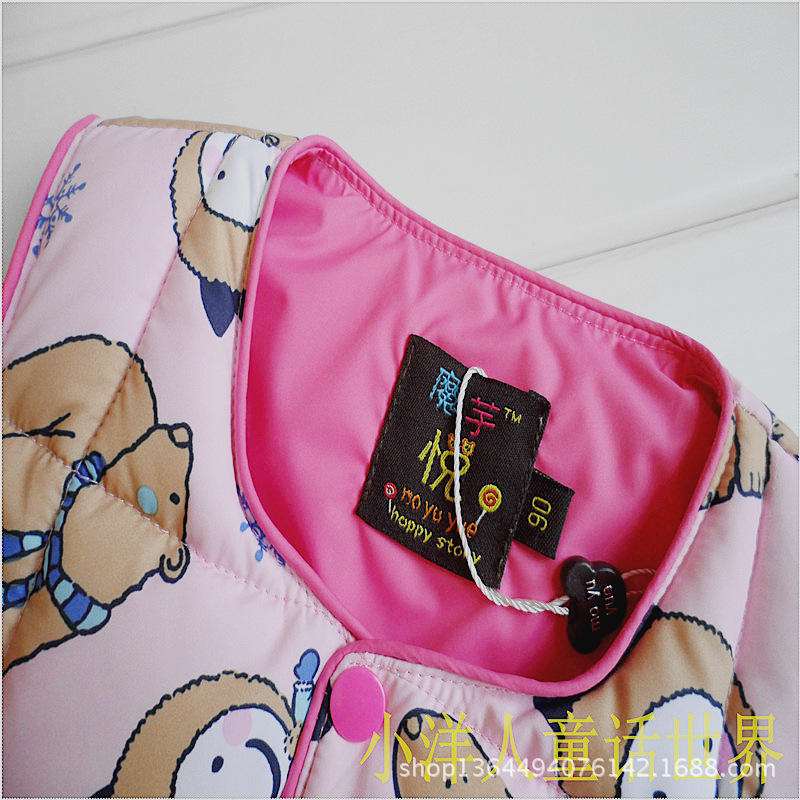 【冬季新款儿童<em>羽绒马甲</em>魔芋悦<em>小女童羽绒</em>背心