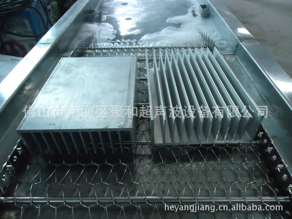 佛山南海聚和牌JHP-1060TFG链网通过式钢制/铝制/锌合金电子散热器、散热片、散热管超声波喷淋清洗机