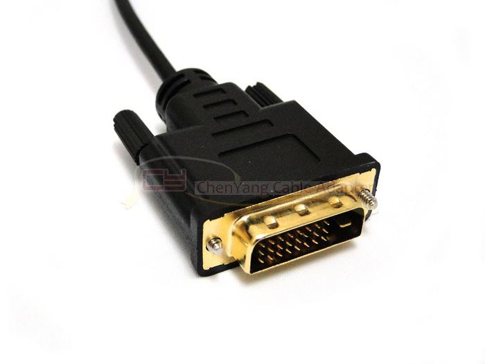 【手机平板Micro HDMI 公转DVI 公数据线 接D