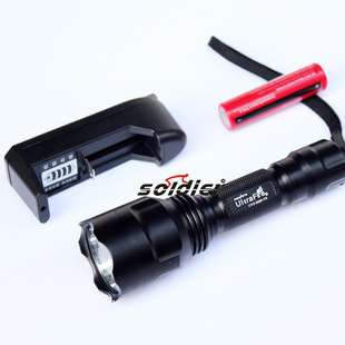 自行车灯-强光手电筒C8 Q5 美国CREE 5档 远