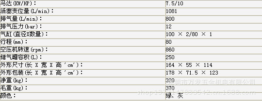 AW80012 10HP技术参照