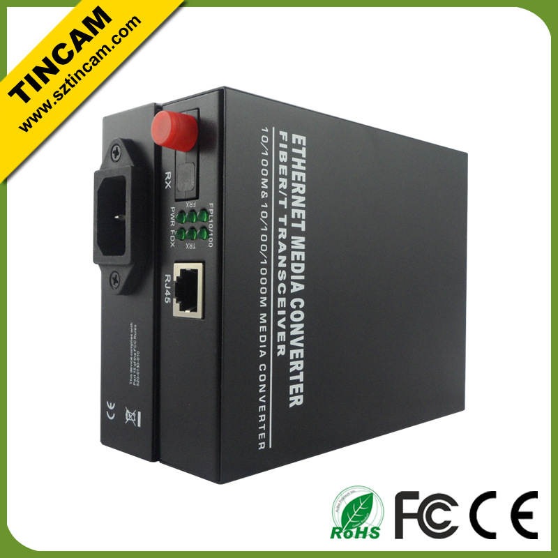 media converter FC Single fibe