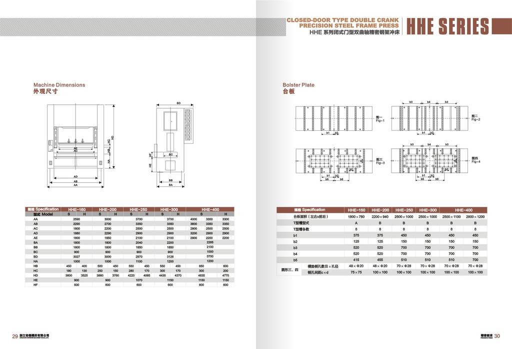 量产闭式双曲轴精密强力钢架冲床