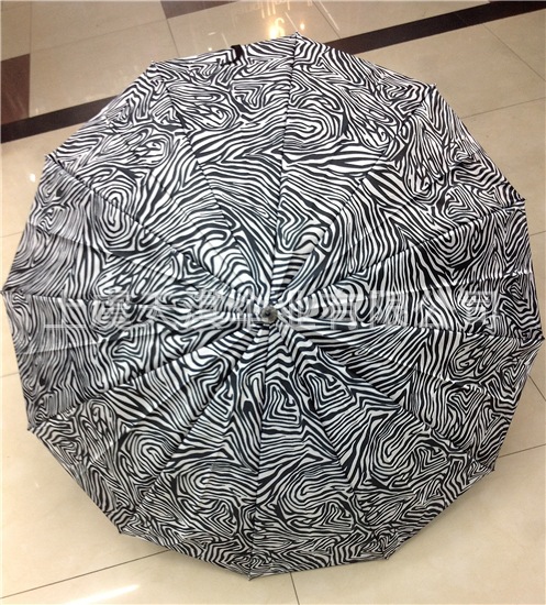 55cm*14mm*8K自動色丁傘