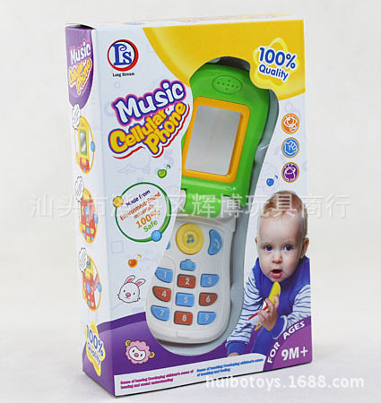 【婴幼儿玩具 趣味滑盖拍照音乐手机 卡通灯光