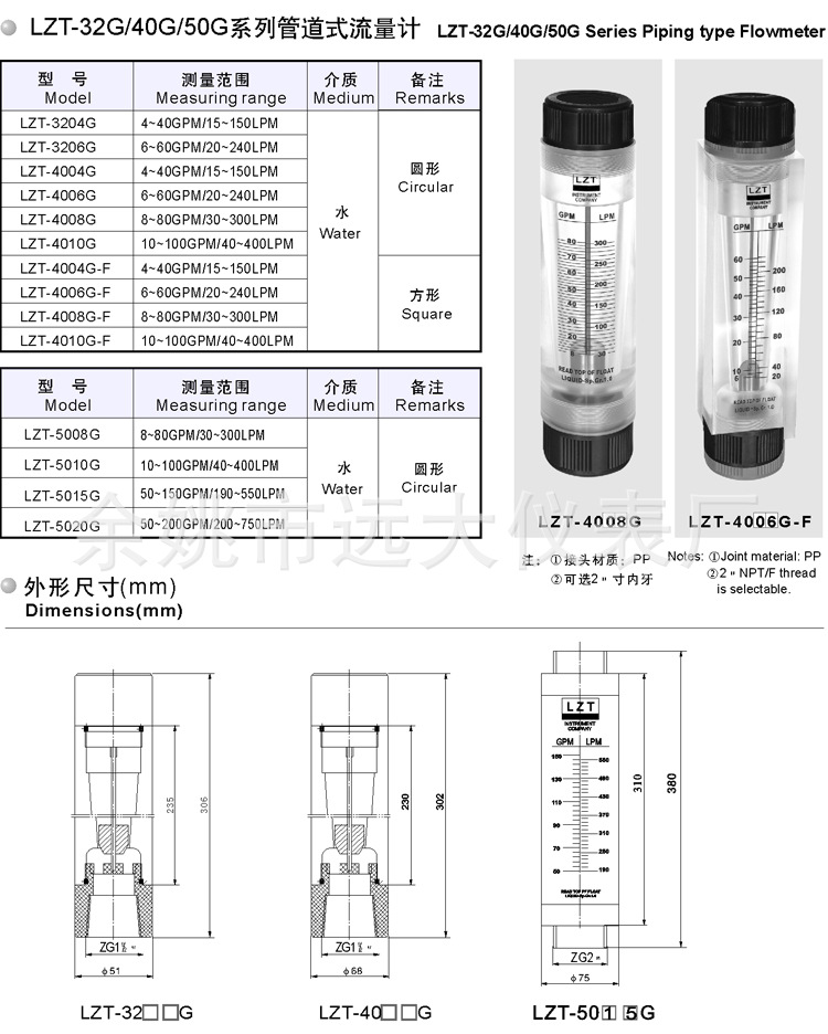 LZT-30G管道