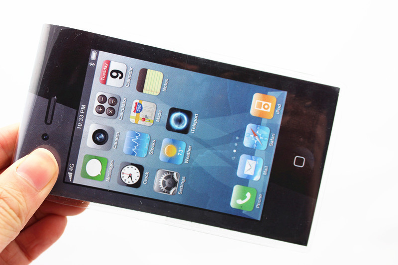 【iphone4 苹果创意便签本记事便条纸手机造型