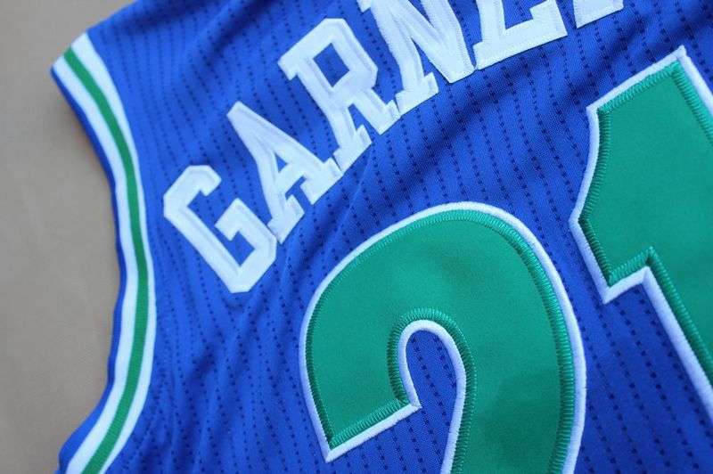 足球、篮球服-批发外贸球衣 森林狼l21#加内特