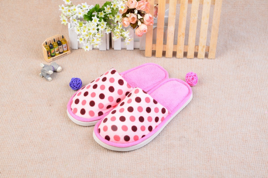 2013圆点帮面家居拖鞋 棉拖鞋厂家直销批发慈溪拖鞋夏季拖鞋慈溪26