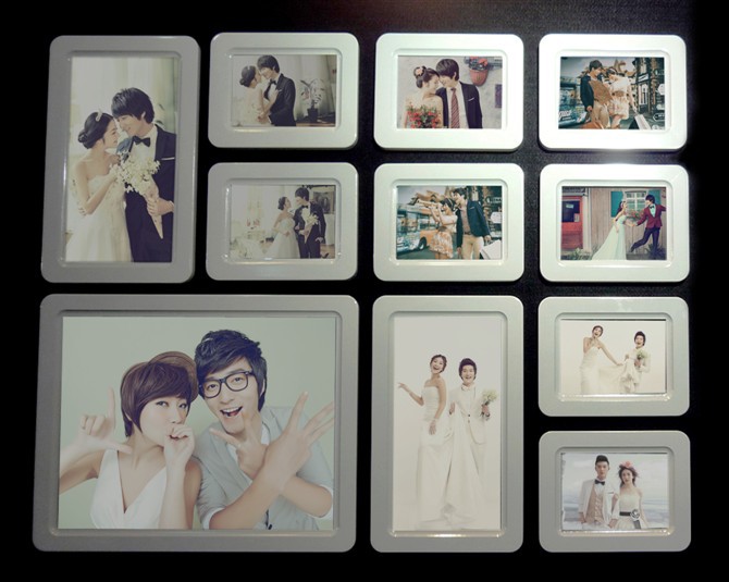 高档婚纱相框墙 <em>照片墙 组合</em>创意框 一世情缘1