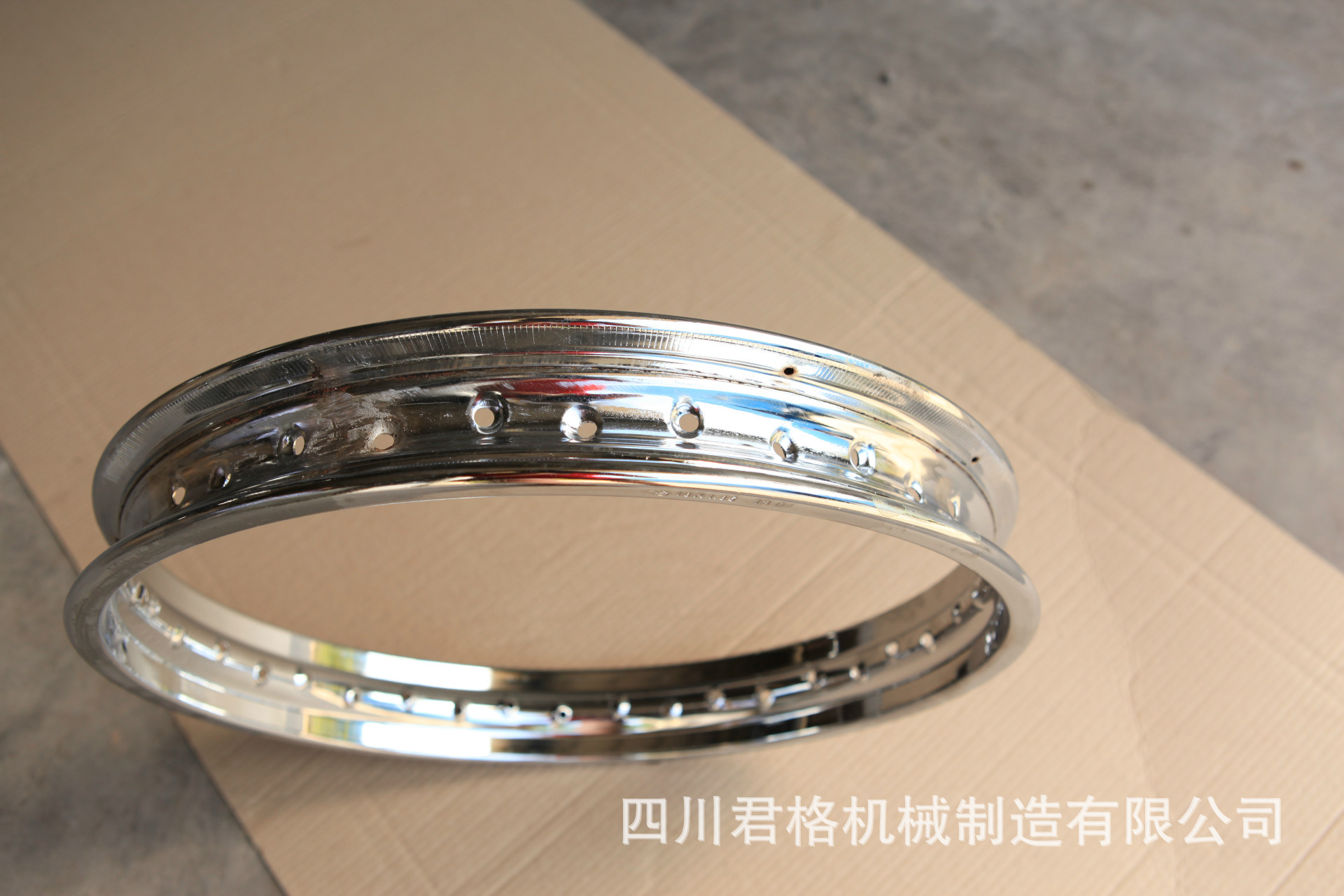 【厂家供应 125L后 摩托车钢圈 摩托车车圈 电