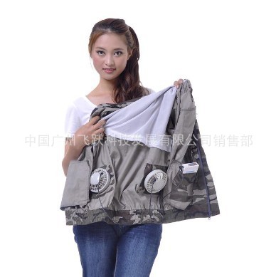 【风扇降温空调服 室外空调服 风扇工作服 空调衣 人体降温服】价格,厂家,图片,防护服,中国广州飞跃科技发展有限公司 -马可波罗网