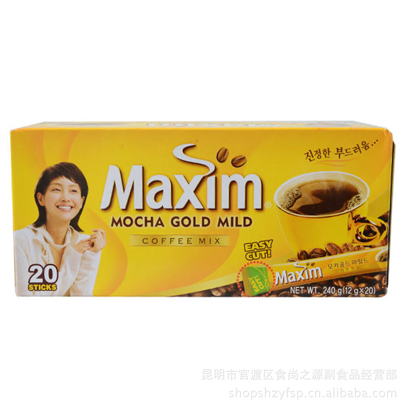 【韩国咖啡 麦馨咖啡 100条装 摩卡咖啡 MAXI