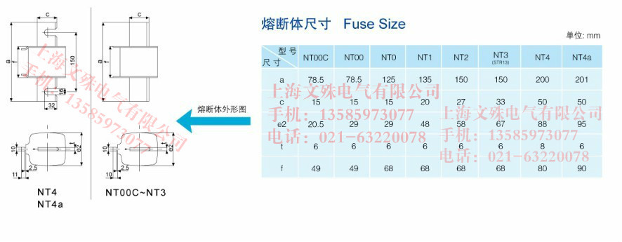 【正宗上海电器陶瓷厂有限公司(飞灵)熔断器熔