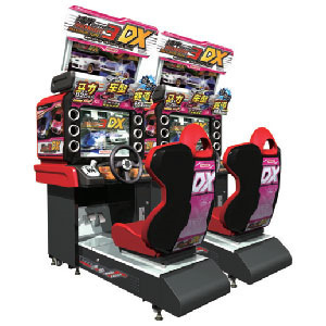 电玩设备-湾岸3DX游戏机 原装3D赛车游戏机