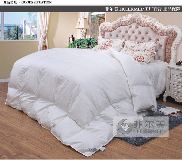 【【厂家生产批发】菲尔美秋冬纯棉羽绒被加厚