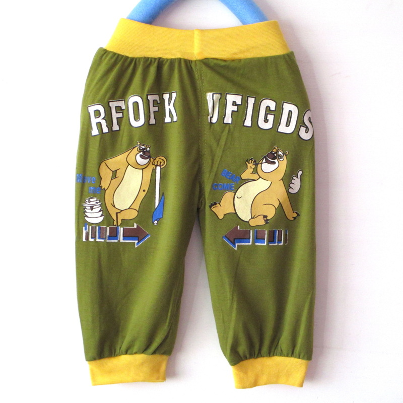 厂家直销 童装 熊出没图案男童<em>韩版马裤</em> 跑量款