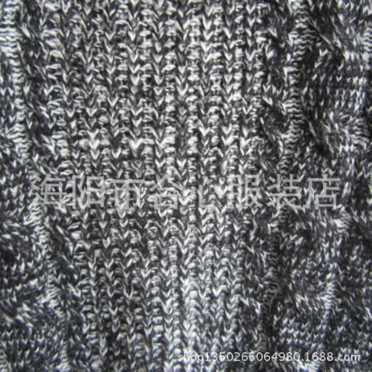 【秋装潮流女装 <em>欧美</em>原单女式<em>花线圆领套头毛</em>