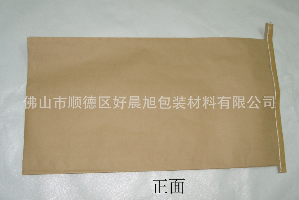 普通纸塑袋正面