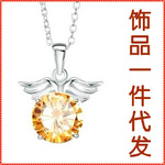 520 加盟代理 批發 韓版時尚首飾品 天使的翅膀 925純銀女款項鏈