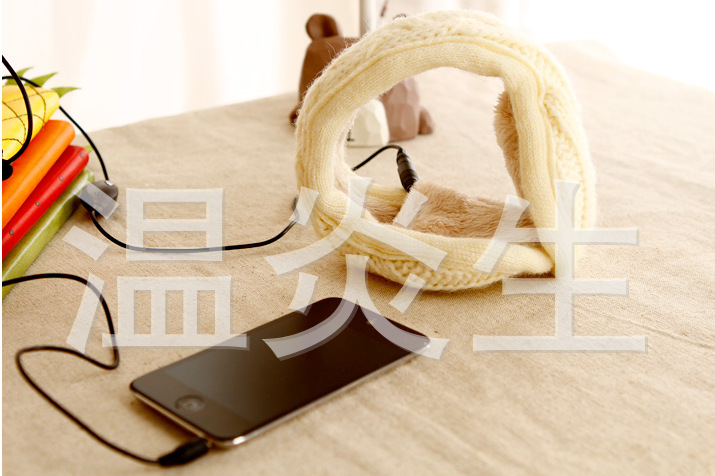 厂家直销 防寒保暖耳机 后戴式耳罩耳机 保暖音