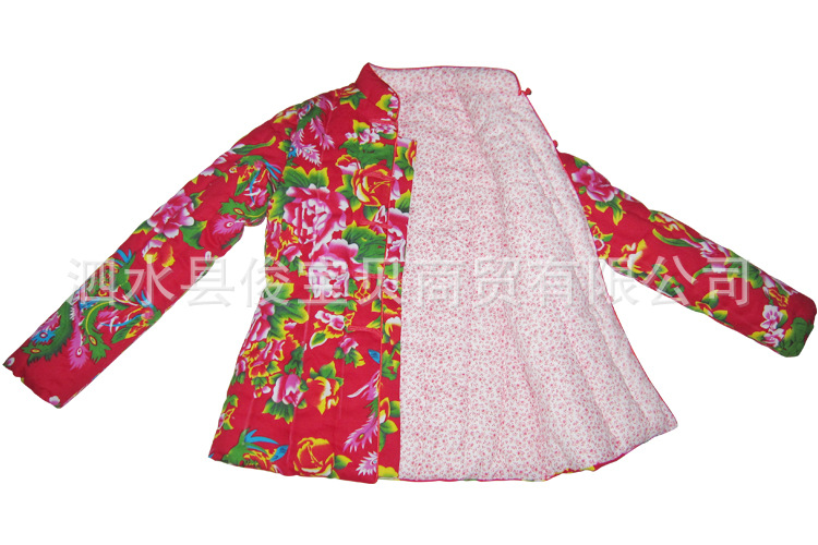 手工<em>女士棉衣</em> 男女式<em>棉服</em> 纯棉花 大花布<em>棉袄</em>棉