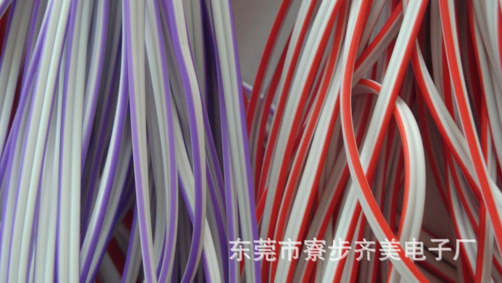 频线-厂家生产2.2\/2.0\/1428双色四芯耳机线材