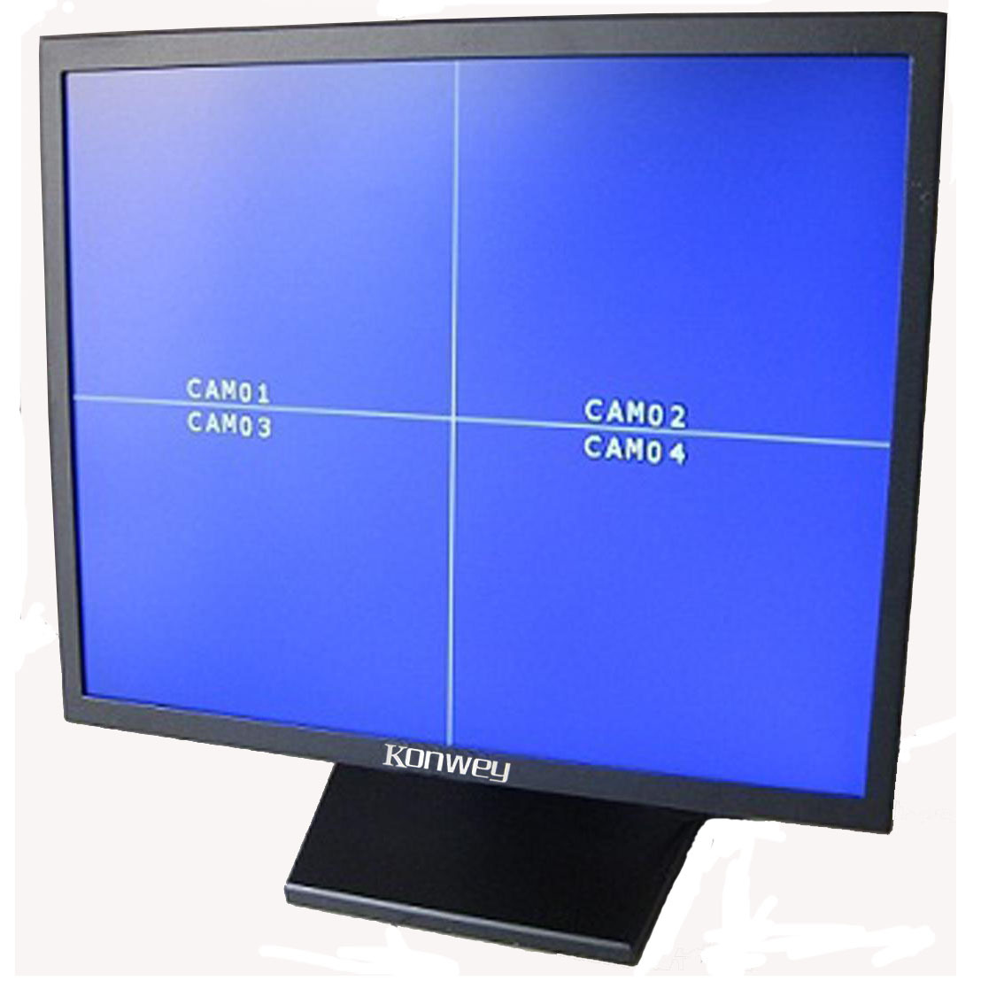 17寸内置四分割液晶监视器 17寸四画面液晶监视器 17寸液晶显示器