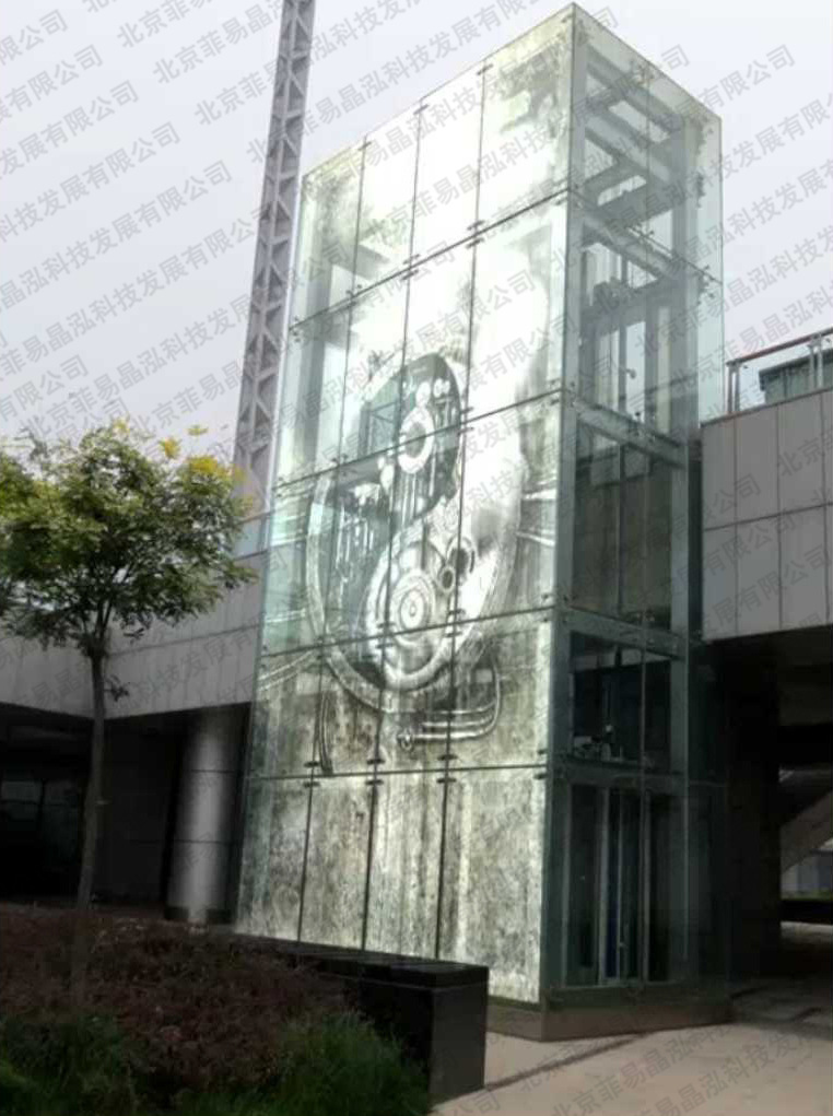 【P14.65透明LED屏幕,隐形LED显示屏,适合玻