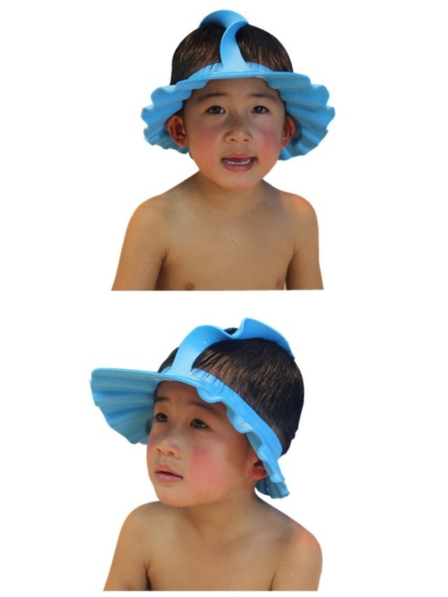 <em>婴幼儿</em>卫浴清洁用具-松之龙宝宝洗澡帽 洗<em>头发</em>
