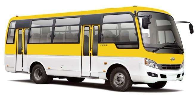 江淮7米24座中型客车中巴星巴HK6738K 2