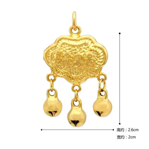 挂件 高仿黄金首饰批发 锁吊坠 日韩流行饰品 小