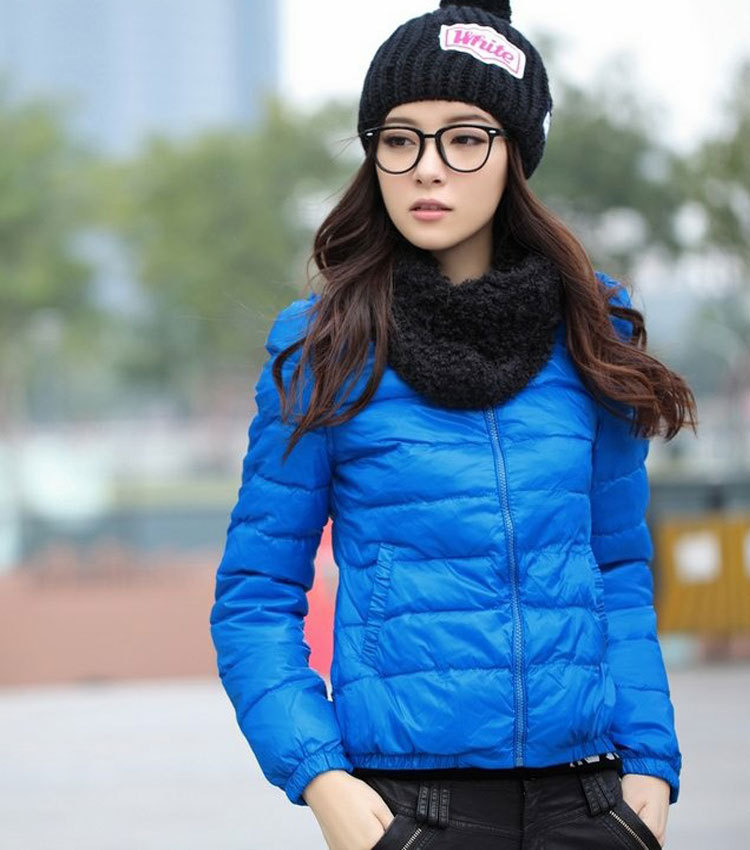 2013冬新款<em>棉衣韩版</em>修身<em>加厚女</em>外套短款棉袄